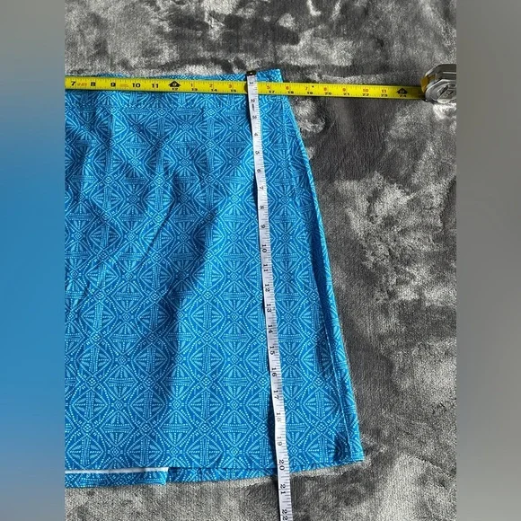 RipSkirt Hawaii Batik Pearl Wrap Skirt Size Large Blue Length 2 UPF 50+ - Picture 4 of 7